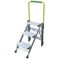 Facal Klapptreppe Plio mit Sicherheitsbügel Aluminium, 3 Stufen