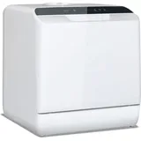 Puluomis Mini Geschirrspüler 45cm freistehend, Geschirrspülmaschine mit mit 5+1 Programe für 2 Gedecke, funktioniert mit/ohne Wasseranschluss, W... - Weiß