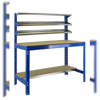 Simonrack Arbeitstisch Bt1 900 Blau Holz 1445x910mm