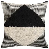 Beliani Khora Dekokissen 50 x 50 cm Beige