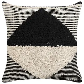 Beliani Khora Dekokissen 50 x 50 cm Beige
