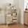 [en.casa] Rollwagen Sørfold mit Kästen 100x37x85cm Weiß