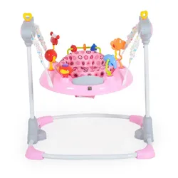 Hopser Vista mit Spielcenter, Musik, Licht, MP3-Anschluss, Höhe einstellbar rosa pink
