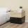 Homcom Nachtschrank mit Schublade 50 x 40 x 47,5 cm Schwarz/Natur