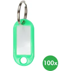 Schlüsselanhänger, 100 Stk., grün