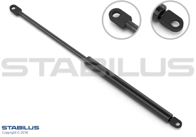 Gasdruckfeder für Kofferraum 8551BY 256 mm 280 N