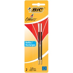 Bic, Schreibstifte, Kugelschreibermine BIC 4 Colours, 0,4 mm, rot (Rot)