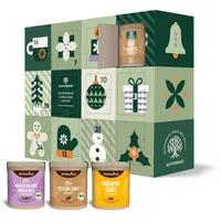 Adventskalender „Genussreise durch den Advent“ | mit 24 hochwertigen (Bio) Gewürzen und Pflanzenpulvern | Achterhof