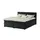 Möbel Kraft Boxspringbett 167 x 104 cm H3 Schwarz