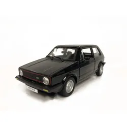 Bburago - Modellauto - VW Golf 1 GTI 1979 (schwarz, Maßstab 1:24)