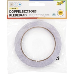 folia doppelseitiges Klebeband 10 mm  x 18 m transparent