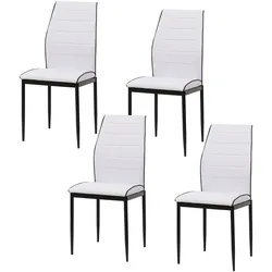 HTI-Living Stuhl Madison PU Weiß