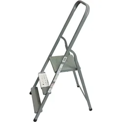 Vago-Tools Haushaltsleiter Stehleiter Stahl Leiter 6 Stufen
