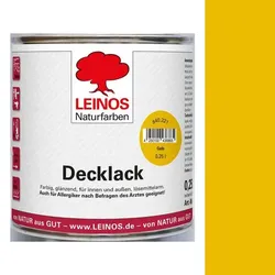 Leinos Decklack 840 Gelb - 0,25 l Dose
