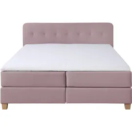 Home Affaire Boxspringbett »Fargo« inkl. Topper, in 3 Matratzenarten, in Samt- oder Strukturstoff