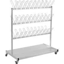 Kongamek Schuh- und Stiefeltrockenwagen 870x540x1200mm verzinkt für 60 Schuhe