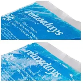 Relaxdays Kühlpad Rechteck 12er Set