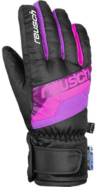 REUSCH Jungen Ski-Handschuhe Dario R-Tex XT Junior, black / pink glo, 3,5