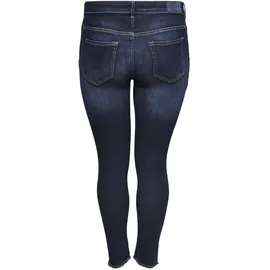 ONLY CARMAKOMA Only Carwilly Reg Sk Ank Raw Rea4342noos (15212253) Dark Blue Denim,