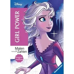 Malen nach Zahlen Disney: Girl Power - Malbuch für Erwachsene