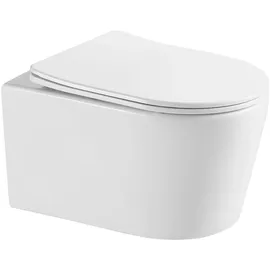 Kronenbach Tube WC-Sitz mit Absenkautomatik Weiß