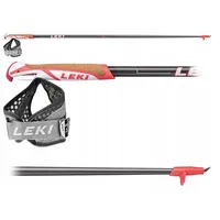 Leki Flash Carbon 105 cm dunkelanthrazit-neonrot-weiß