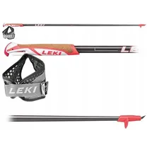Leki Flash Carbon 105 cm dunkelanthrazit-neonrot-weiß