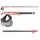 Leki Flash Carbon 105 cm dunkelanthrazit-neonrot-weiß