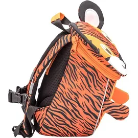 belmil® Kindergartenrucksack Mini Animals Tiger Kunstfaser orange/schwarz