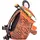 belmil® Kindergartenrucksack Mini Animals Tiger Kunstfaser orange/schwarz