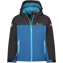 TROLLKIDS Regenjacke Telemark Blau 140