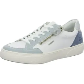 REMONTE Damen Low-Top Sneaker D2J01, Frauen Halbschuhe,lose Einlage,Freizeitschuhe,Turnschuhe,Laufschuhe,Freizeit,sportlich,Weiss Kombi (80),37 EU - 37 EU