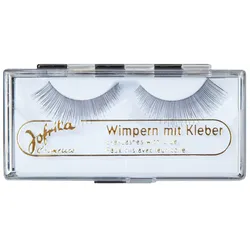 Premium Echthaar Wimpern mit Wimpernkleber - OS