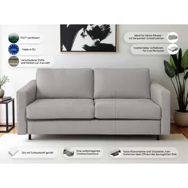 Home Affaire Schlafsofa »Virming« Dauerschlaf-Funktion mit Unterfederung und Matratze blau