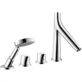 Hansgrohe Axor Starck Organic Wannenrandarmatur Thermostat Chrom