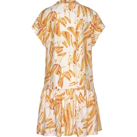 s.Oliver Blusenkleid Orange/Weiß 42