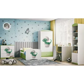 raumhirsch furniture Kinderbett Raumhirsch 80 x 180 cm Holzwerkstoff grün