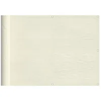 vidaXL Balkon-Sichtschutz Creme 75x700 cm 100 % Polyester-Oxford