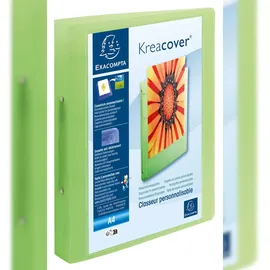 Exacompta Ringbuch Kreacover 1000μ, 2 Ringe 30 mm« Farbig sortiert 12 Stück