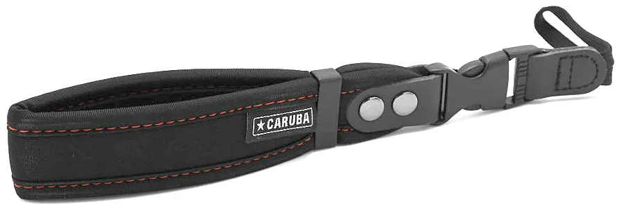 CARUBA Neopren Handschlaufe schwarz / rot (Angebot)