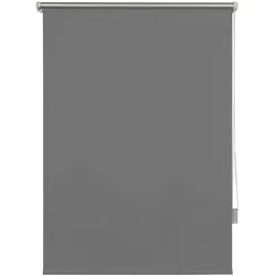 Ondeco Thermo-Rollo Win ohne Bohren Verdunkelung für Fenster und Türen lichtundurchlässig Größe: 95x160cm, Farbvariante: Grau