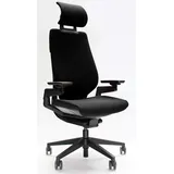 Steelcase Gesture Black Aktion mit Kopfstütze