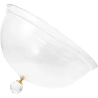 VALICLUD Transparente Acryl Kuchenglocke Staubschutz Hauben Kuchenabdeckung für Geburtstag Hochzeit Dessert Party Kuchenbehälter Küchenzubehör