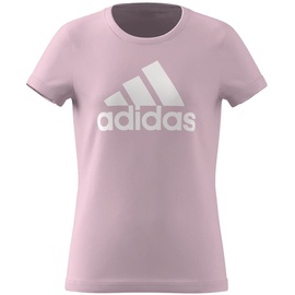 adidas T-Shirt - rosa mit weissem Logo, Cotton Kinder A2JM clpink/white 170