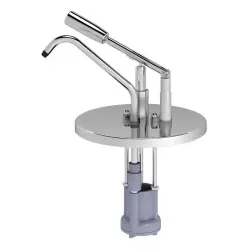 Gastro-Inox Kalando  Eimerspender mit Hebelbedienung aus Edelstahl 18/10 und 5 Liter