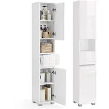 VASAGLE Badezimmerschrank 30 x 30 x 170 cm