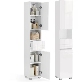 VASAGLE Badezimmerschrank 30 x 30 x 170 cm