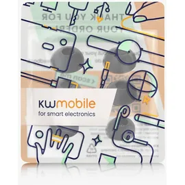 kwmobile 6x Silikonaufsätze für Xiaomi Realme Buds Air 5 Pro - Ersatz Ohrstöpsel in 3 Größen - Ear Tips für In-Ear Kopfhörer - Zubehör Ersatzpolster in Schwarz