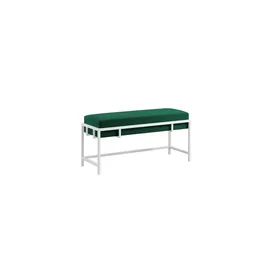 Möbel Kraft Polsterbank Grün 80 x 45 x 35 cm