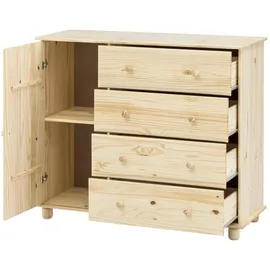 SIT Möbel Kommode 121 x 102 x 43 cm Braun
